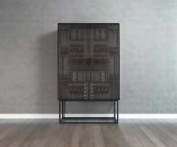 New Chinese Style Side Cabinet/Entrance Cabinet-ID:655695928