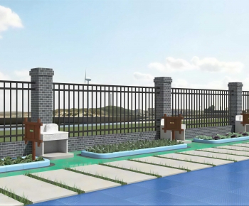 Modern Fence-ID:274986986