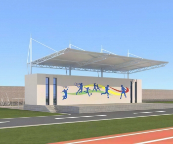 Modern School Building-ID:667918928