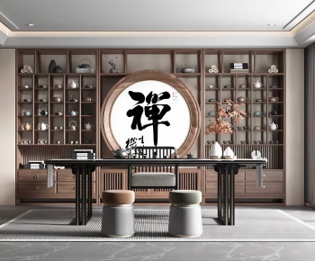 New Chinese Style Tea House-ID:629424106