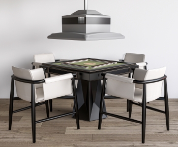 Modern Mahjong Tables And Chairs-ID:180986887