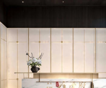 Modern Reception Desk-ID:380559921