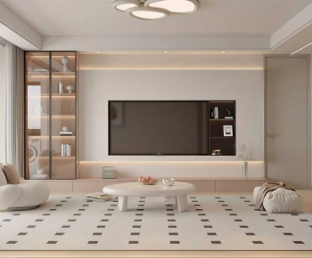 Modern A Living Room-ID:132430089