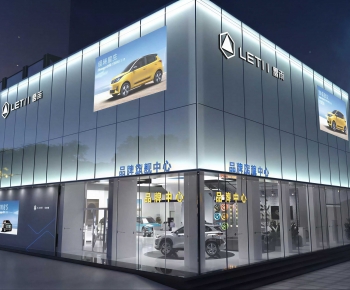 Industrial Style Building Appearance-ID:889230016