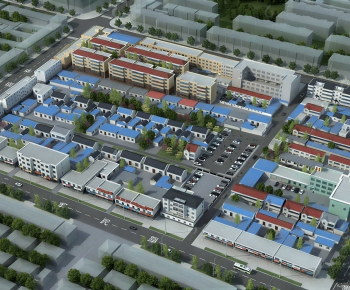 Modern Architectural Bird's-eye View Planning-ID:627834081