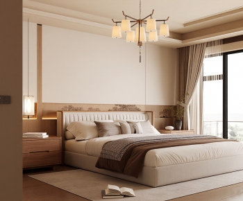 New Chinese Style Bedroom-ID:435096036