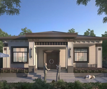 New Chinese Style Detached Villa-ID:347841027