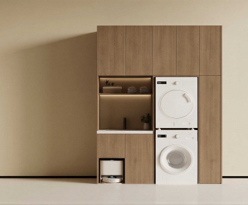 Modern Laundry Cabinet-ID:775664095