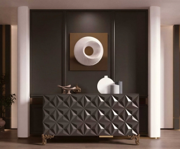 Modern Entrance Cabinet-ID:224620105