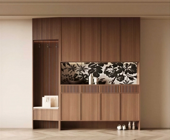 Modern Entrance Cabinet-ID:529889112