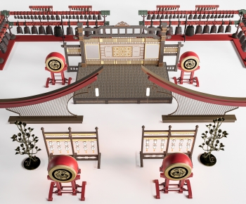 New Chinese Style Chinese Style Music Equipment-ID:365178114