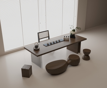 New Chinese Style Tea Tables And Chairs-ID:498296023