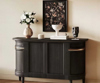 French Style Entrance Cabinet-ID:471215019