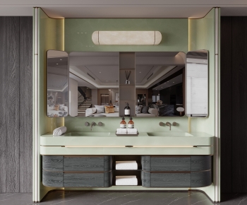 Modern Bathroom Cabinet-ID:634095915