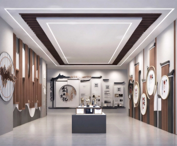 New Chinese Style Exhibition Hall-ID:826476104