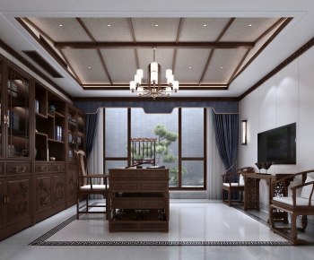 New Chinese Style Study Space-ID:892807969