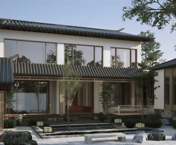 New Chinese Style Courtyard/landscape-ID:727267982