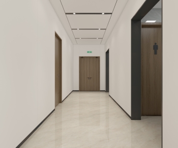 Modern Office Elevator Hall-ID:304424053