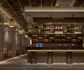 New Chinese Style Bar-ID:614784966