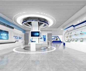 Modern Exhibition Hall-ID:474915033