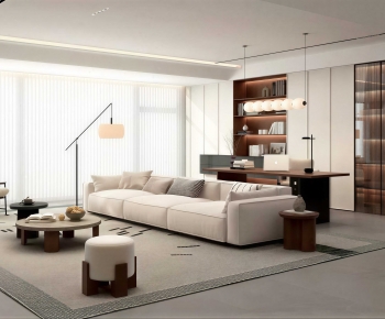 Modern A Living Room-ID:738028058