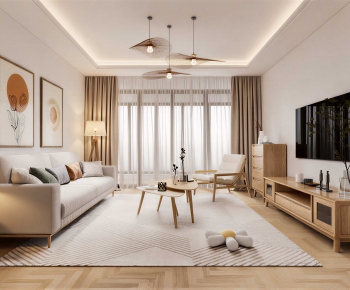 Modern A Living Room-ID:649780047