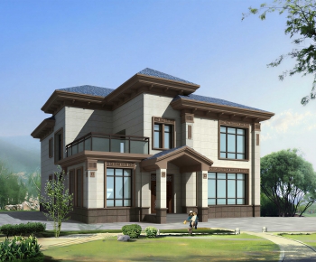 New Chinese Style Detached Villa-ID:217912916