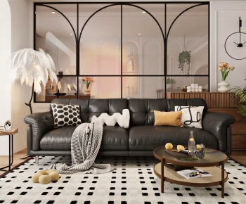 Nordic Style A Living Room-ID:517470855