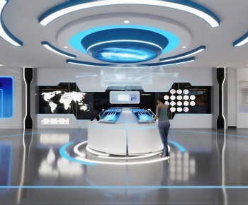 Modern Exhibition Hall-ID:872376925