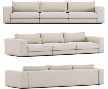 Modern Three-seat Sofa-ID:494806057