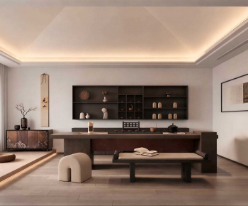 New Chinese Style Tea House-ID:394460924