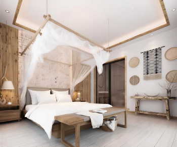 Wabi-sabi Style Bedroom-ID:116717103