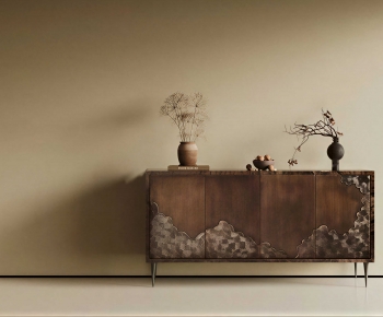 New Chinese Style Entrance Cabinet-ID:224889994