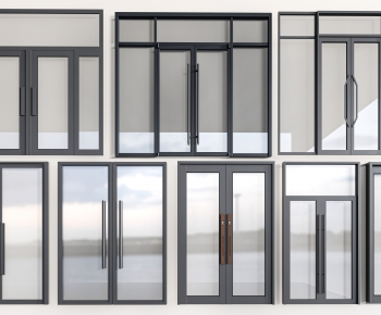 Modern Double Door-ID:324371102