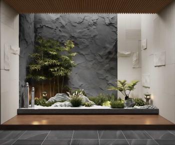New Chinese Style Plant Landscaping-ID:572133067