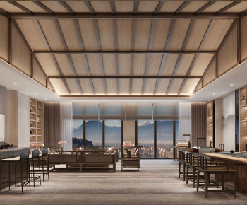 New Chinese Style Tea House-ID:614905125