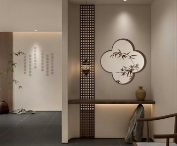 New Chinese Style Hallway-ID:992661958