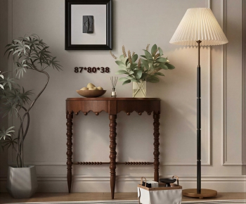 French Style Entrance Cabinet-ID:850349905