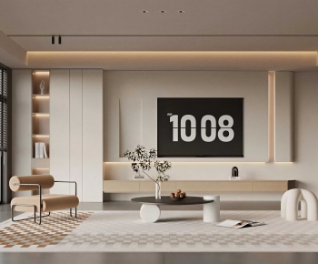 Modern A Living Room-ID:593429096