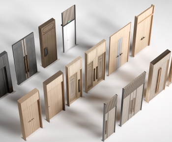 New Chinese Style Chinese Style Door-ID:599370021