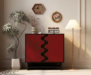 French Style Entrance Cabinet-ID:814201128
