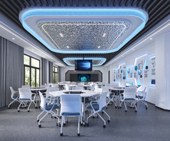 Modern School Classrooms-ID:286789894