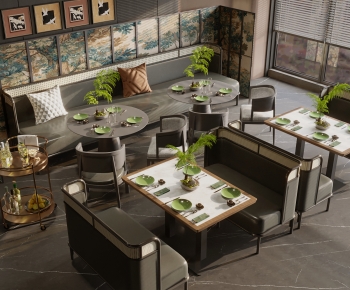 Modern Dining Table And Chairs-ID:867810019