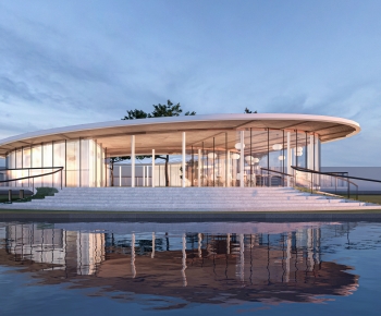 Modern Appearance Of Commercial Building-ID:501887088