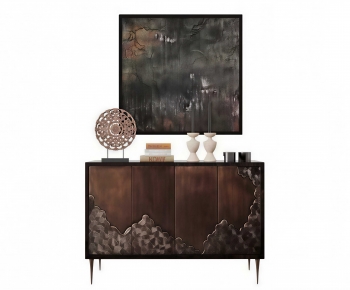 New Chinese Style Entrance Cabinet-ID:707113984