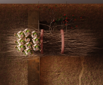 Wabi-sabi Style Wall Decoration-ID:739532956