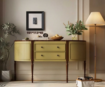 French Style Entrance Cabinet-ID:331850059