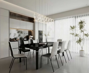 Modern Dining Room-ID:684245115