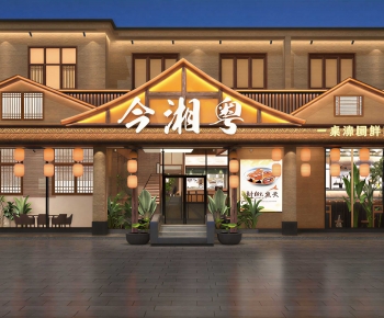 New Chinese Style Facade Element-ID:796271099