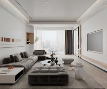 Modern A Living Room-ID:376307015